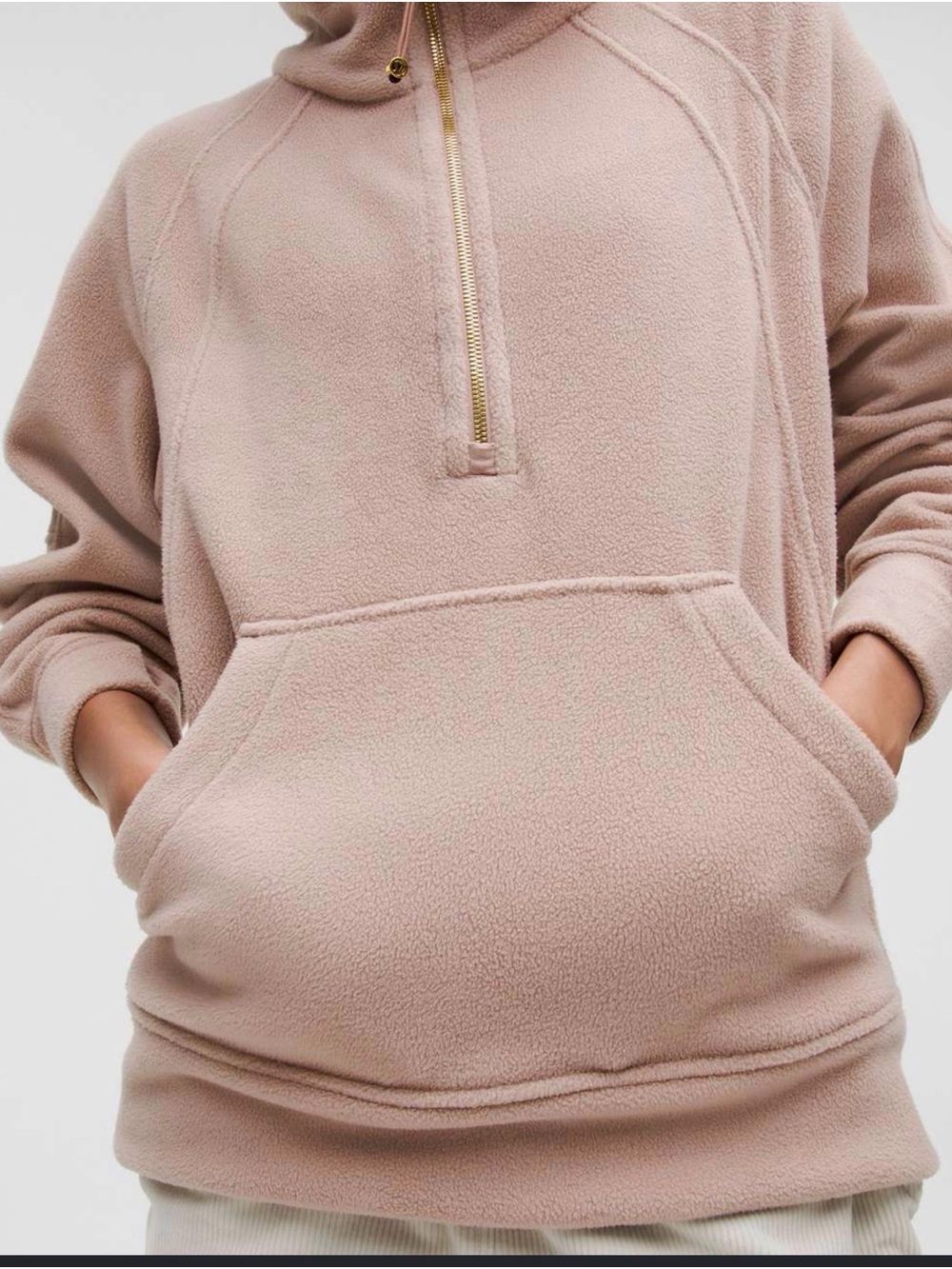 Lululemon Scuba Oversized Funnel Nexk Half zip fleece